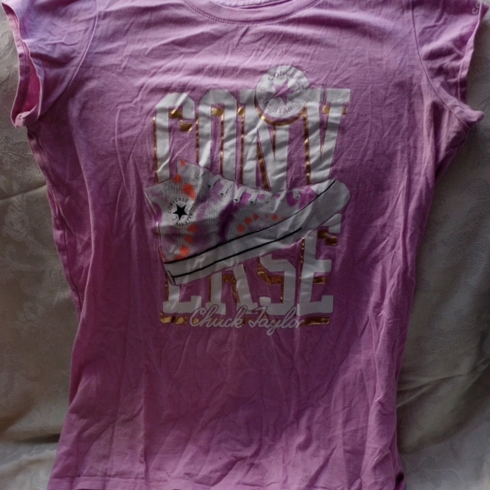 Converse Lilac Graphic Tee